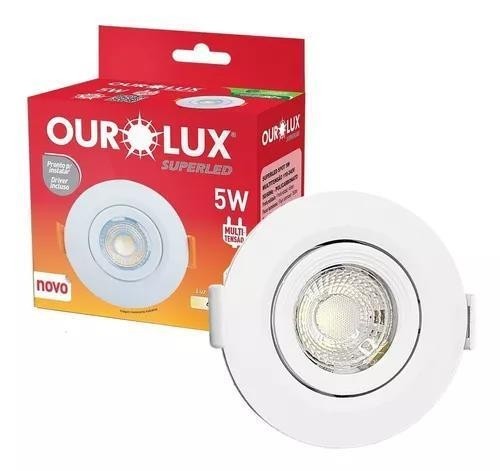 SUPERLED SPOT REDONDO 5W 6400K BV OUROLUX