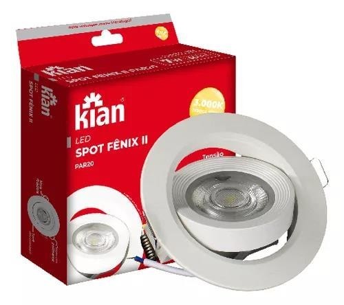SPOT LED FENIX II RED PAR20 7W 3,0K BR KIAN