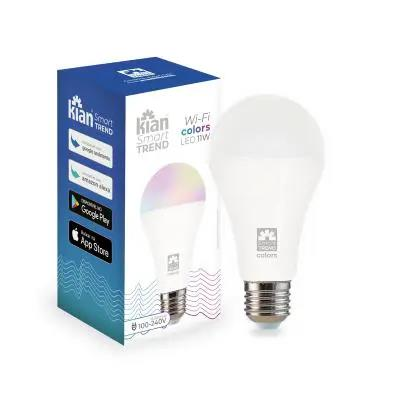 LÂMPADA  INTELIGENTE 11W RGB BIVOLT  KIAN