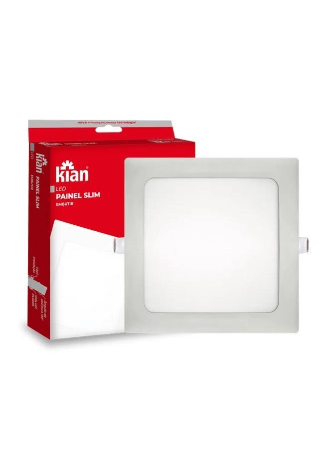 PLAFON 12W EMBUTIR QUADRADA BV 6000K KIAN
