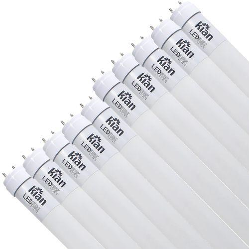 KIT 10 TUBULED KIAN T8 6500K BIVOLT 1,20M