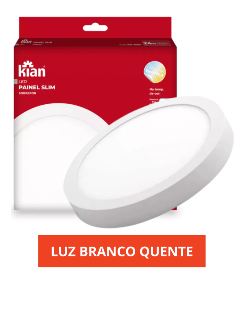 PLAFON 24W SOBREPOR REDONDA BV 3000K KIAN