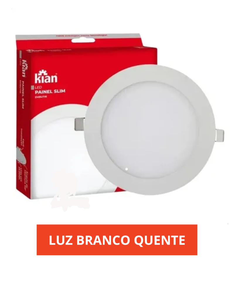 PLAFON 18W EMBUTIR REDONDO BV 3000K KIAN