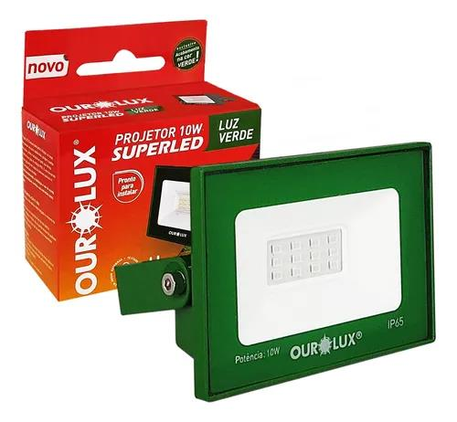 PROJETOR LED SLIM 30W BIV VERDE