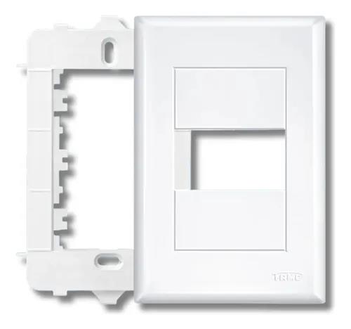 PLACA 4X2 C/ SUPORTE 1 MODULO EVIDENCE