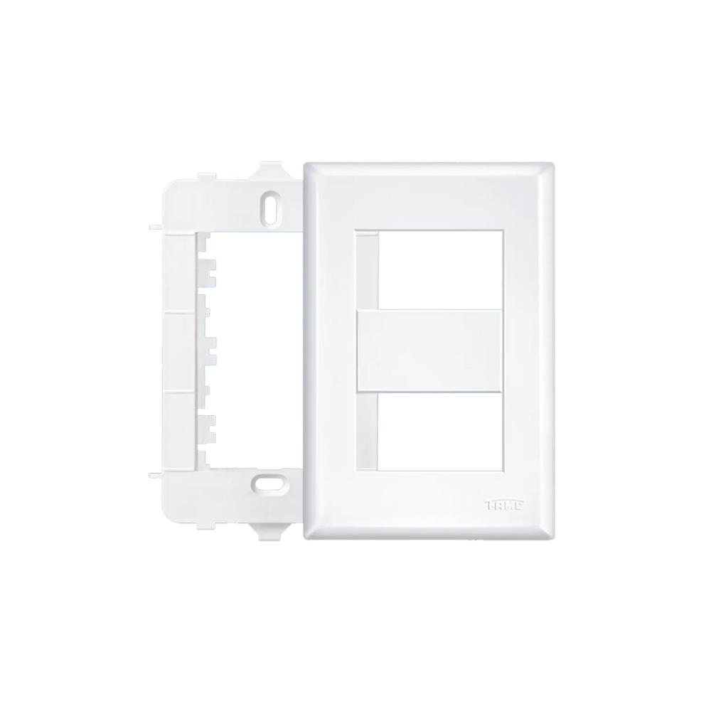PLACA 4X2 C/ SUPORTE 2 MODULOS EVIDENCE