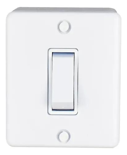 CONJUNTO EXTERNO INTERR.SIMPLES 6A 250V ILUMI