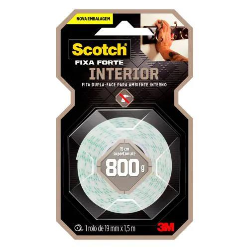 FITA DUPLA FACE ESPUMA 3M 19MMX1,5MT-BANANA