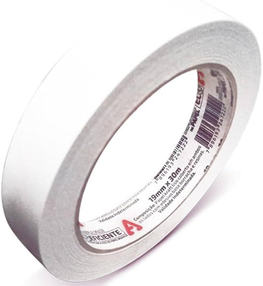 FITA DUPLA FACE BRANCO ADERE 19MMX30M DK350