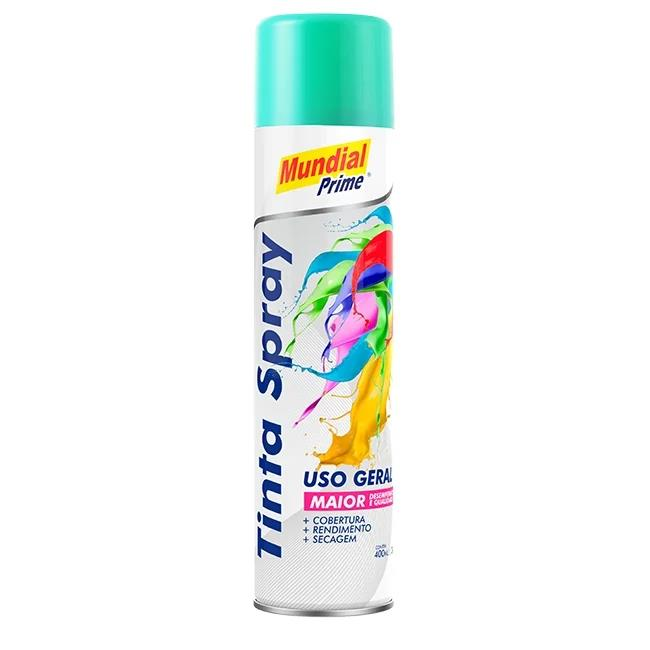 TINTA SPRAY 400ML MUNDIAL PRIME USO GERAL VERDE CLARO