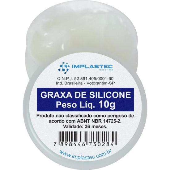 GRAXA DE SILICONE 10G IMPLASTEC