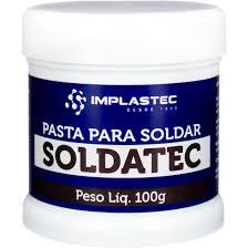 PASTA P/SOLDA POTE SOLDATEC 100G IMPLASTEC