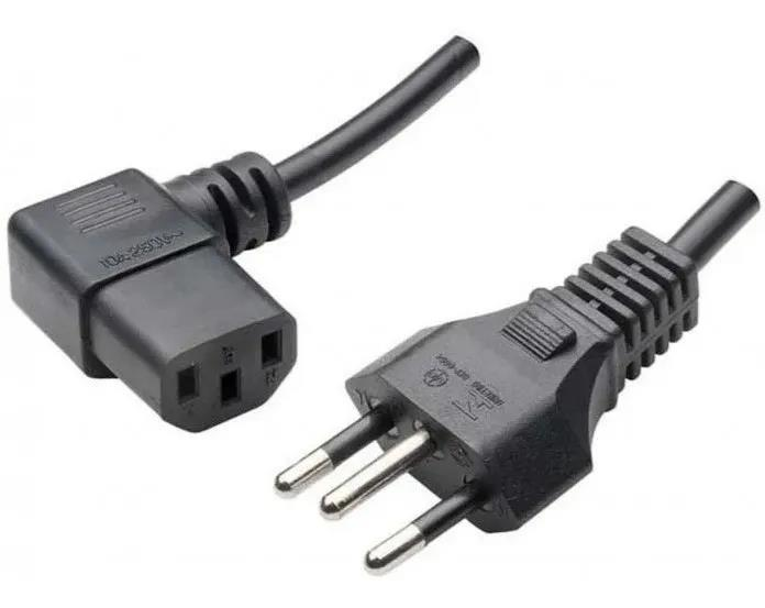 CABO DE FORCA TRIPOLAR 2P+T 3X0.75MM PINO 4MM 1.5M