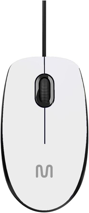 MOUSE COM FIO MF400 1200DPI BRANCO MULTI