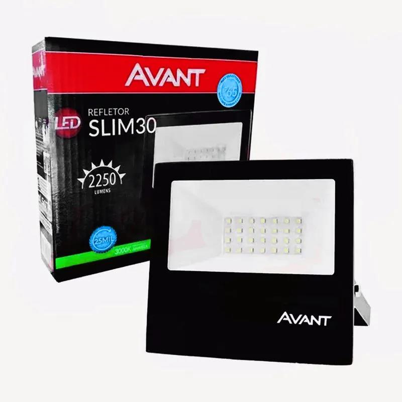 REFLETOR LED SLIM 30W VERDE AVANT