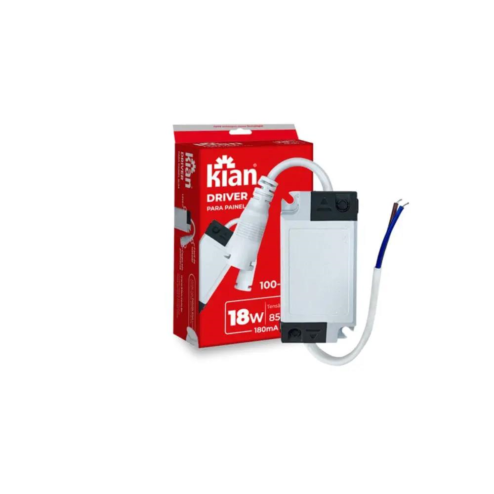 REATOR DRIVER PARA PAINEL DE LED SLIM 18 WATTS - BIVOLT