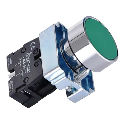 Botão LAY5 BA31 + Bloco LAY5-BE101 NA - verde