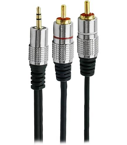 CABO P2 ESTEREO + 2 RCA 1,8M DOURADO0 MXT - 8.1.629