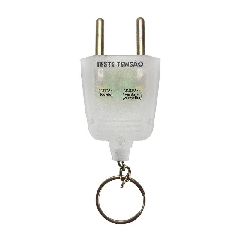 PLUG TESTE DE TENSÃO COM LED ILUMI 110V - 220V