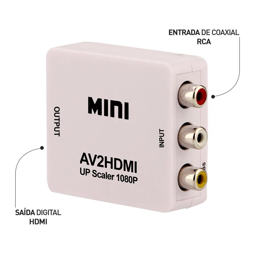 CONVERSOR DE VÍDEO DE RCA PARA HDMI