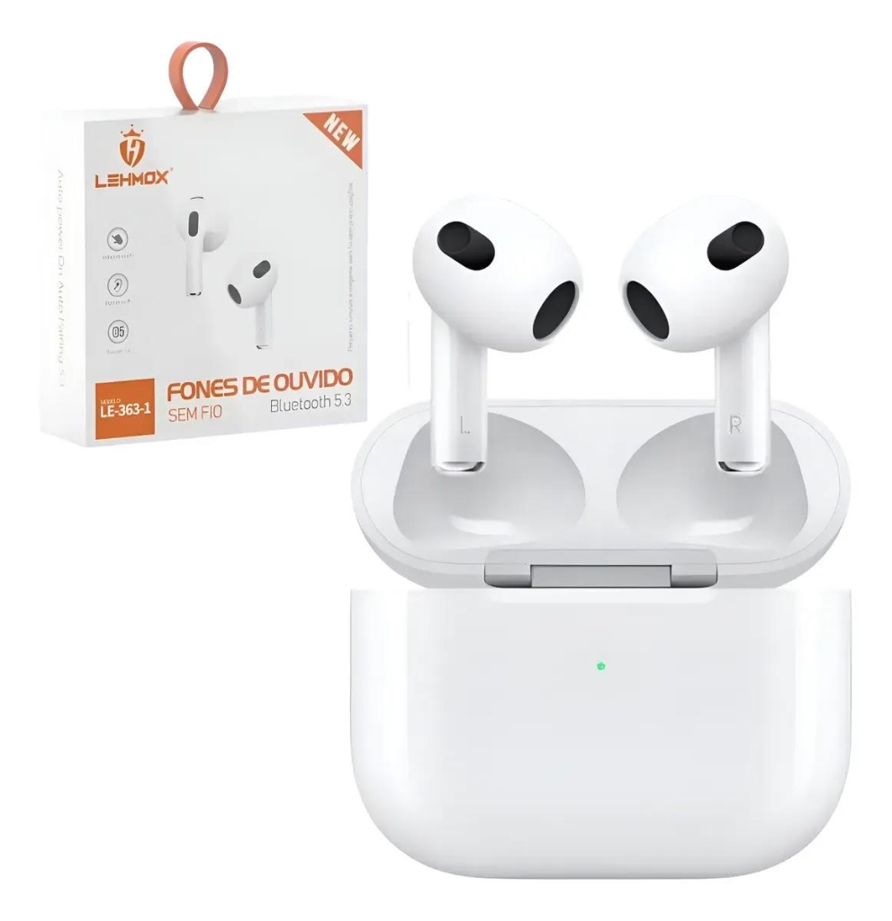 FONE DE OUVIDO BLUETOOTH 5.3 LEHMOX