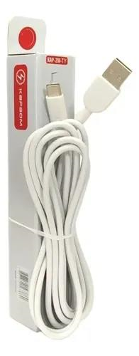 CABO USB 2.0 TIPO C 3A 2 METROS KAPBOM CB-176