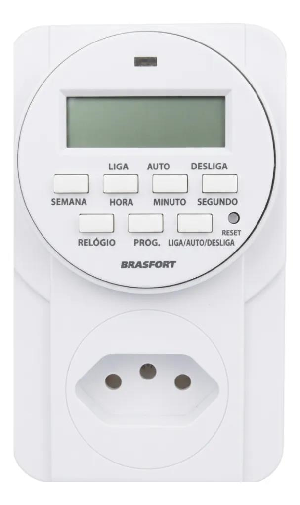 TIMER TEMPORIZADOR DIGITAL BRASFORT BIVOLT