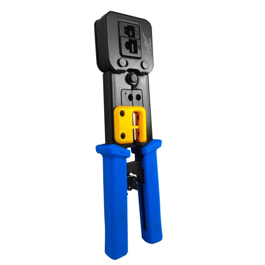 ALICATE DE CRIMPAGEM PARA CONECTOR RJ 45/12/11 EZ DE PASSAGEM/VAZADO CAT6/5 FY AL-018