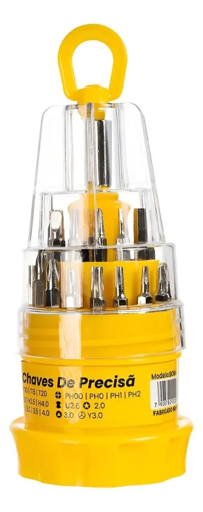 CHAVE DE PRECISAO KIT COM 31 PECAS BOMVINK CH-001