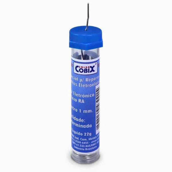 ESTANHO SOLDA COBIX TUBINHO 22G 1MM