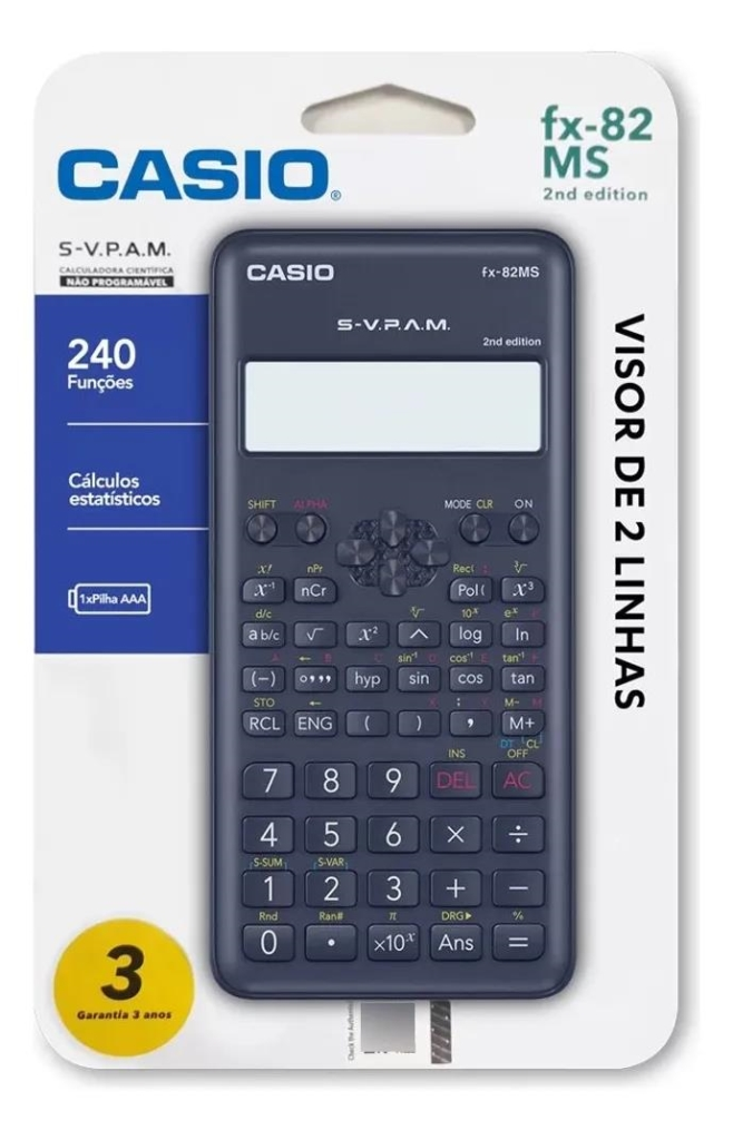 CALCULADORA CIENTIFICA FX-82 MS CASIO 2503