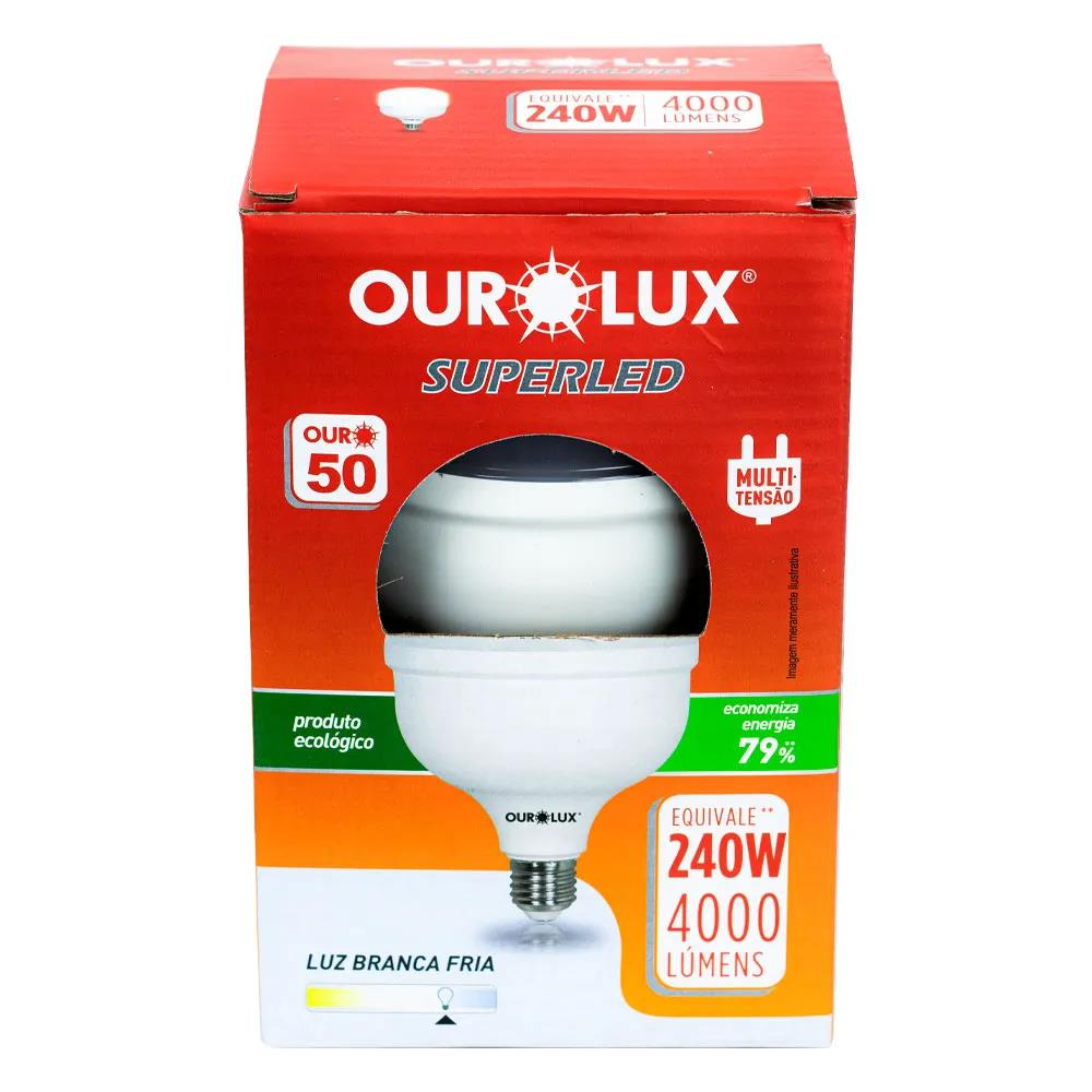 SUPERLED ALTA POTENCIA OURO T 50W 4000 LM E27 6500K OUROLUX