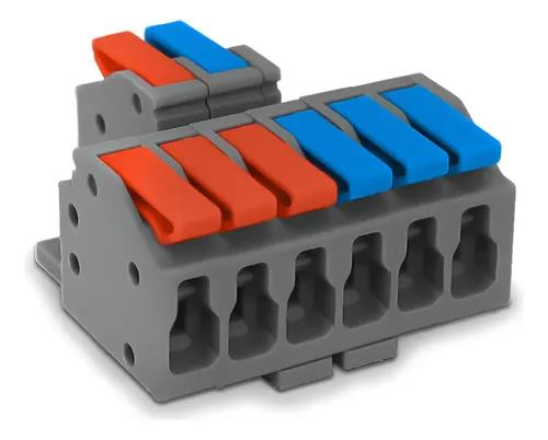 CONECTOR DE EMENDA E DERIVACAO KV426 2 ENTRADAS E 6 SAIDAS 32A 600V - P/ CABOS DE 0,08 4MM SIBRATEC