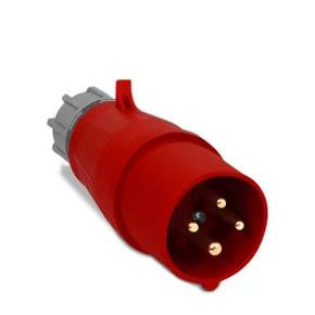 PLUGUE INDUSTRIAL 014 3P+T 6H 380VAC/16A VERMELHO IP44 -- SIBRATEC