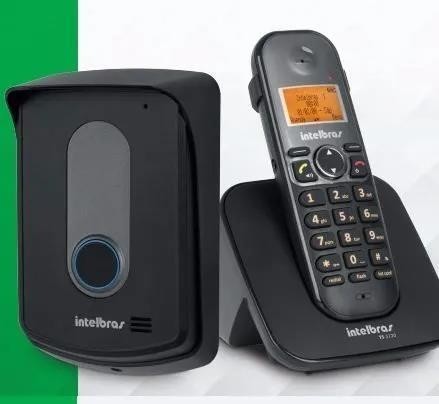 PORTEIRO TELEFONE SEM FIO COM RAMAL LIGAÇÃO EXTERNO TIS 5010
