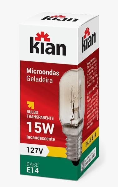 LÂMPADA GELADEIRA/MICROONDAS 15W 127V E14 CL KIAN