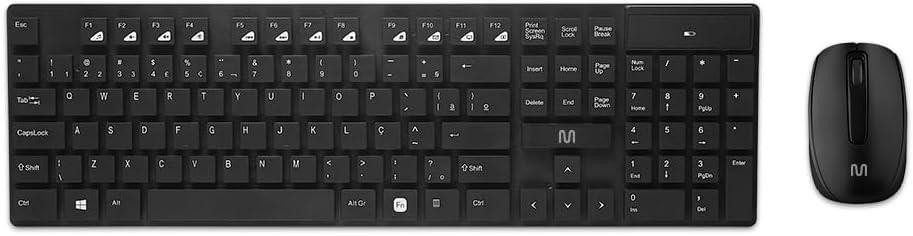 TECLADO + MOUSE MULTILASER USB SEM FIO TC251
