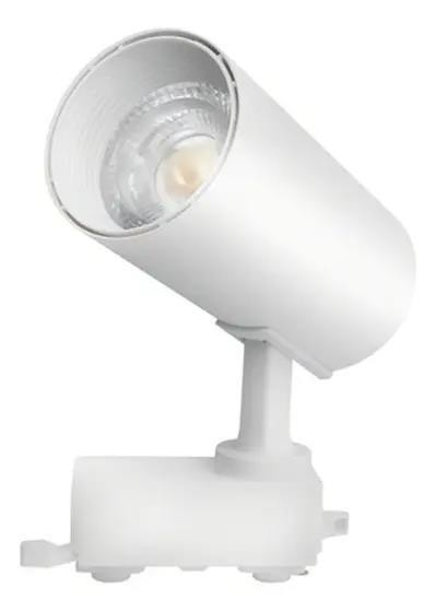 SPOT LED TRILHO BRANCO 15W 3000K KIAN