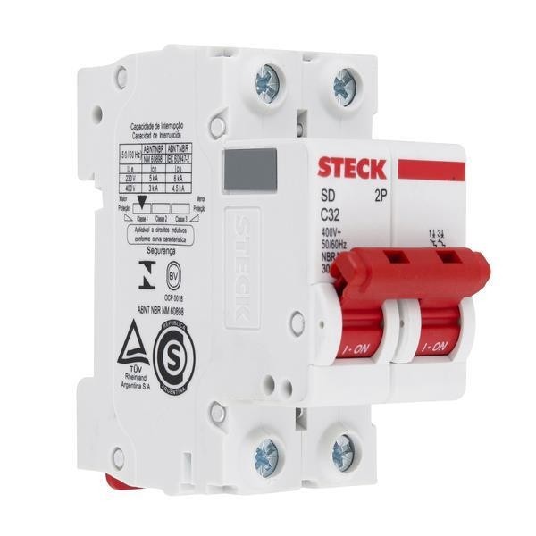 DISJUNTOR 32A BIPOLAR STECK