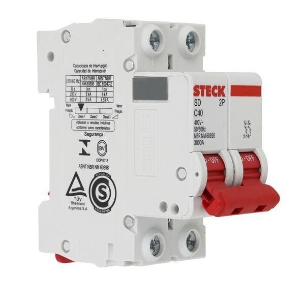 DISJUNTOR 40A BIPOLAR STECK