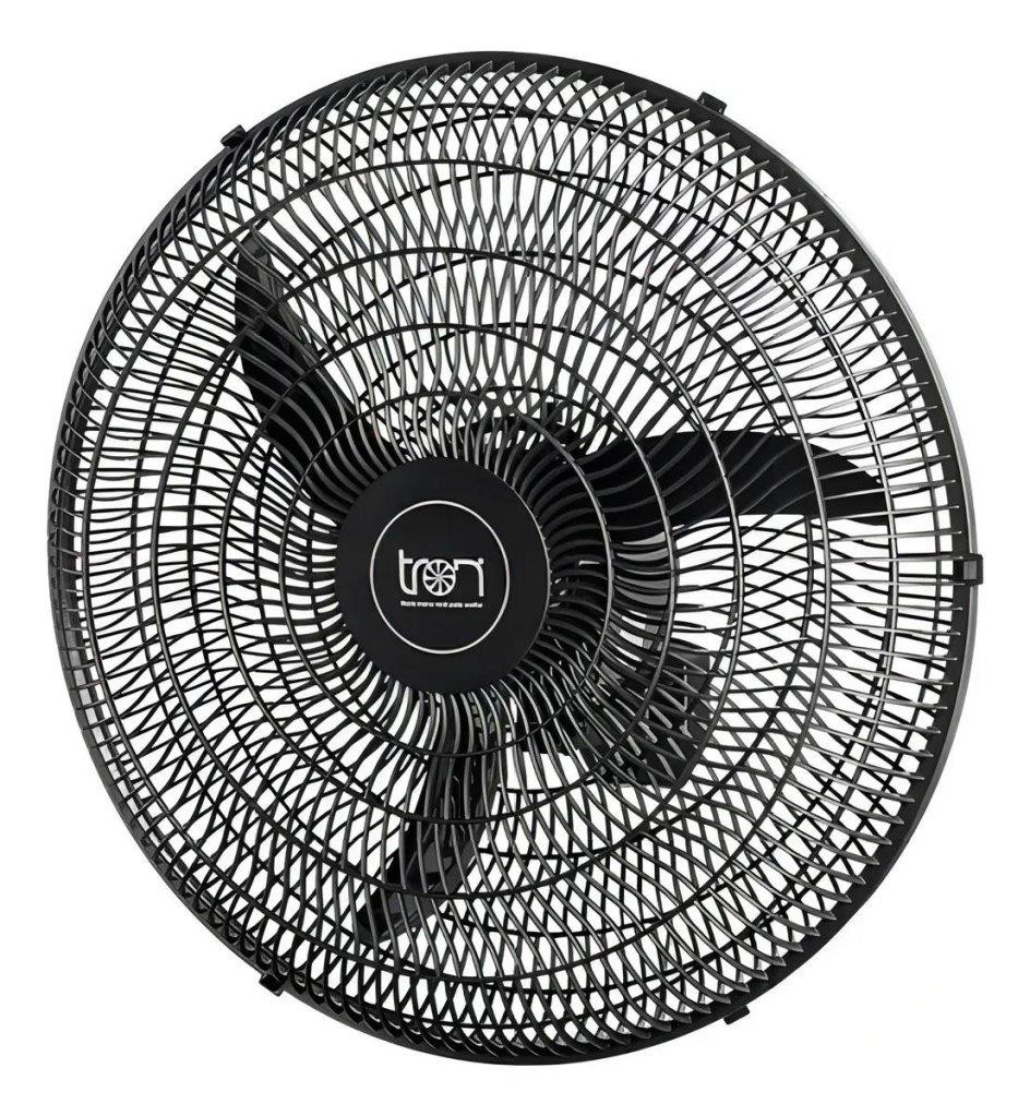 VENTILADOR PAREDE OSCILANTE BIV 60CM PRETO 140W 3 PAS TRON - PC