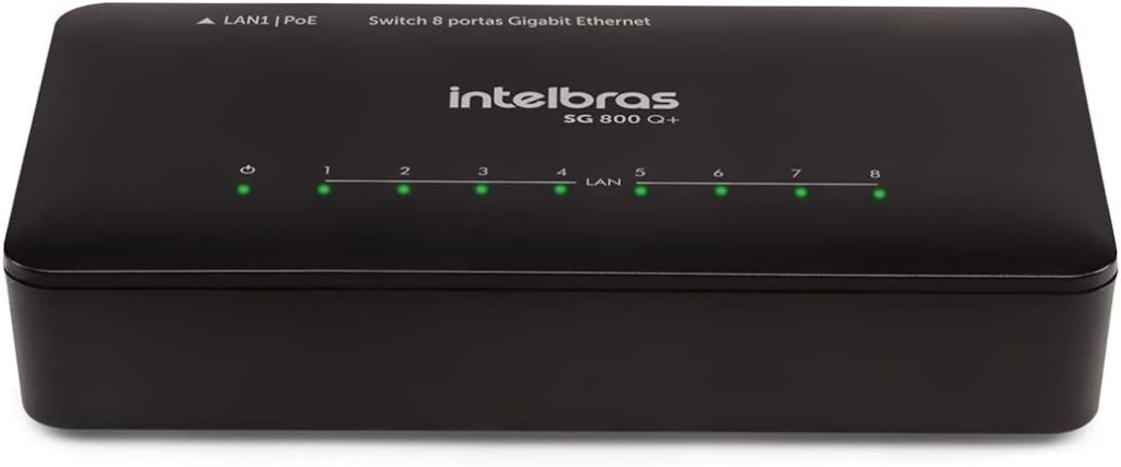 SWITCH 08 PORTAS 10/100/1000MBPS GIGA-SG 800 Q+ 4760079