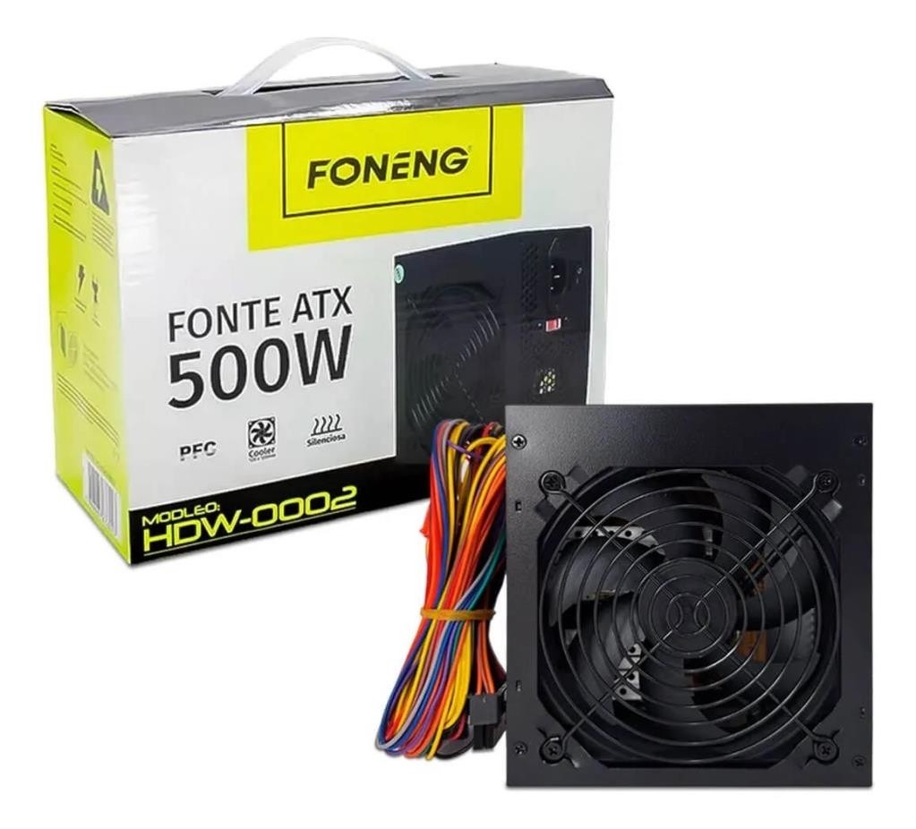FONTE ATX 500W FONING