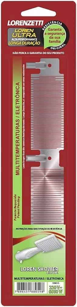 RESISTÊNCIA LOREN SHOWER ULTRA 220V 6800W LORENZETTI 3065-L