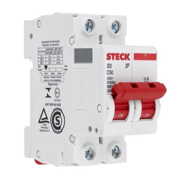 DISJUNTOR 50A BIPOLAR STECK
