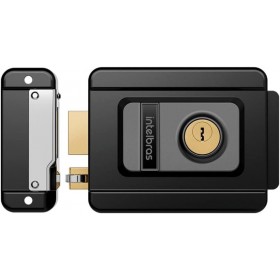 FECHADURA ELÉTRICA FX 1500 PRETA ABRE P/ ESQUERDO E DIRETO INTELBRAS