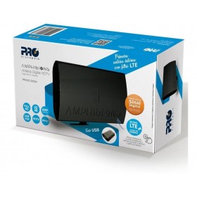 ANTENA AMPLIFICADA INTERNA E EXTERNA 20DB AMPHIBIOUS PROELETRONIC PROHD-2000A