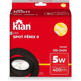 BLACK SPOT REDONDO 5W 3000K MR16 KIAN
