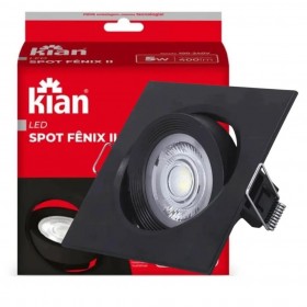 BLACK SPOT QUADRADO 5W 3000K MR16 KIAN