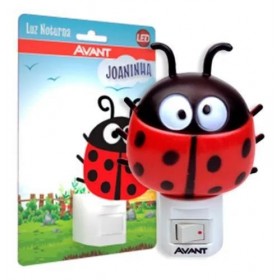 LUMINARIA LED NOTURNA JOANINHA 1W BV 3000K AVANT